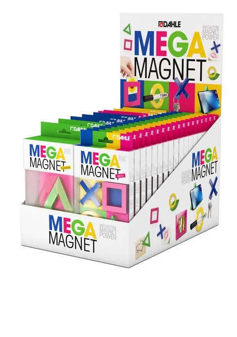 DISPLAY MEGA MAGNETS, 2x DELTA, CIRCLE, SQUARE, 3xCROSS, 18X ZESTAW 4 MINI DAHLE