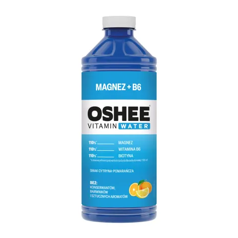 OSHEE Vitamin Water magnez + B6 cytryna - pomarańcza 1100 ml