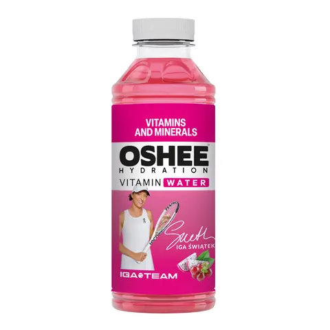 OSHEE Vitamin Water witaminy i minerały czerwone winogrona - dragonfruit 555 ml