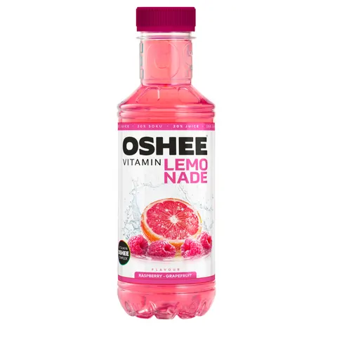 OSHEE Vitamin Lemonade malina - grejpfrut 555 ml