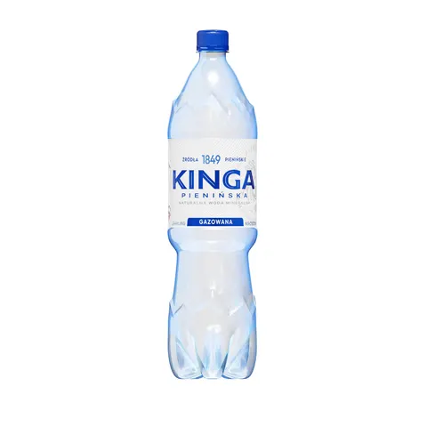 Kinga Pienińska woda mineralna gazowana 1,5 l