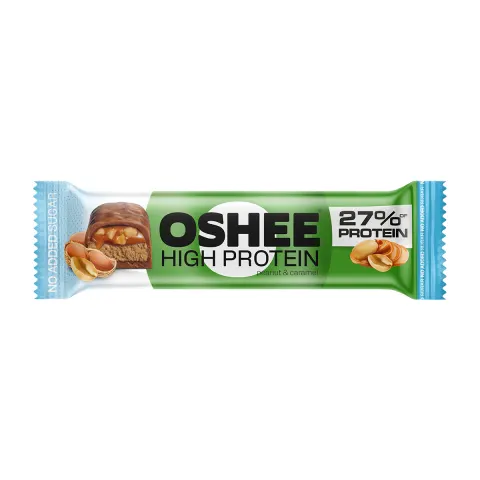 OSHEE Baton proteinowy orzechy - karmel 49g