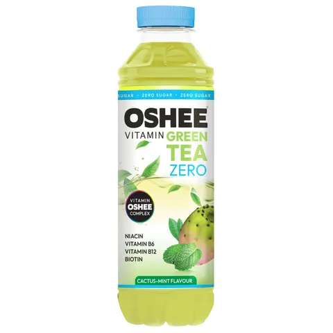 OSHEE Vitamin Green Tea ZERO kaktus - mięta 555 ml