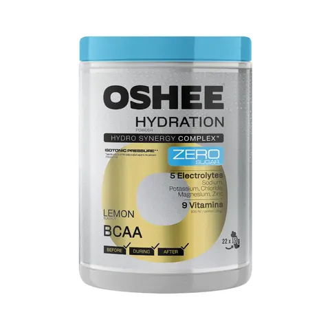OSHEE Hydration ZERO proszek Lemon BCAA 330 g
