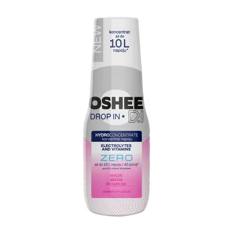 OSHEE Drop In ZERO Hydrokoncentrat elektrolity i witaminy 500 ml grejpfrut