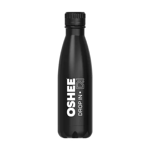 Butelka termiczna ze stali nierdzewnej czarna 500 ml DROP IN