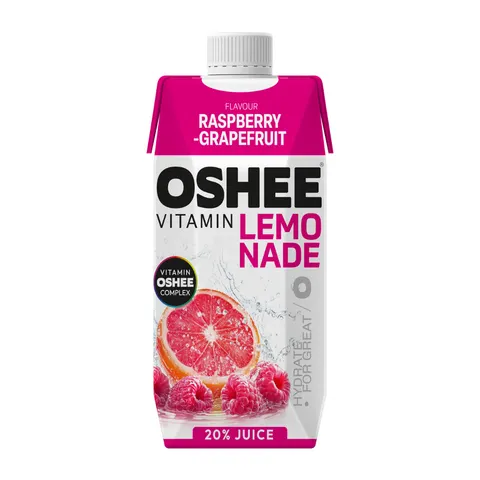 OSHEE Vitamin Lemonade malina grapefruit 750 ml Tetra Pak