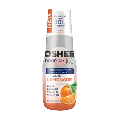 OSHEE Drop In Hydrokoncentrat Vitamin Lemonade pomarańcza 500 ml
