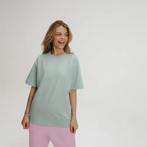 OSHEE Flow koszulka unisex miętowa