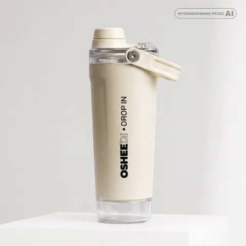 Kubek termiczny OSHEE DROP IN HydraBoost Kremowy 700ml