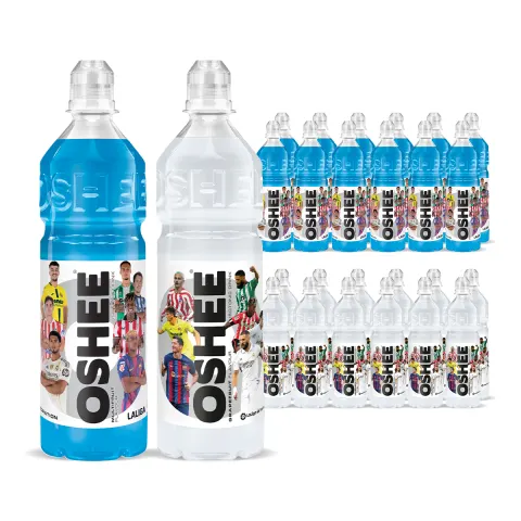 24x OSHEE Isotonic Drink 500 ml (12x grejfrut + 12x Multifruit)