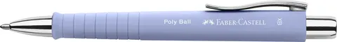 Długopis poly ball xb pale iris (jasnofioletowy)faber-castell