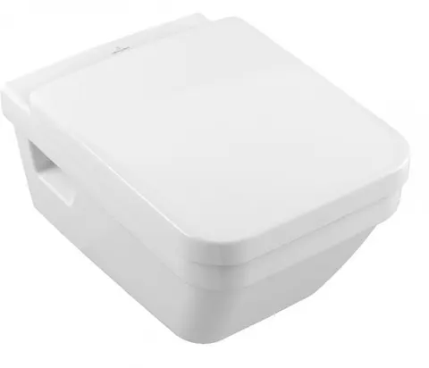 Zestaw miska Architectura Direct Flush z deską slim wolnoopadającą V&B