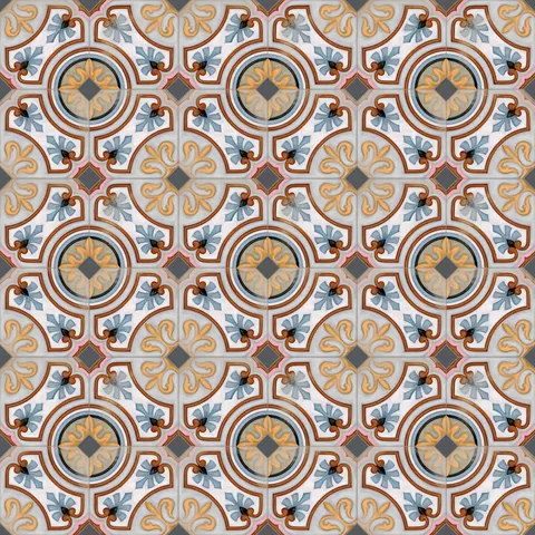 Terakota Vives Octogono Diglas Multicolor 20x20