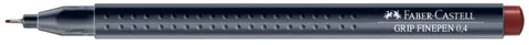 Cienkopis grip brązowy Faber-Castell