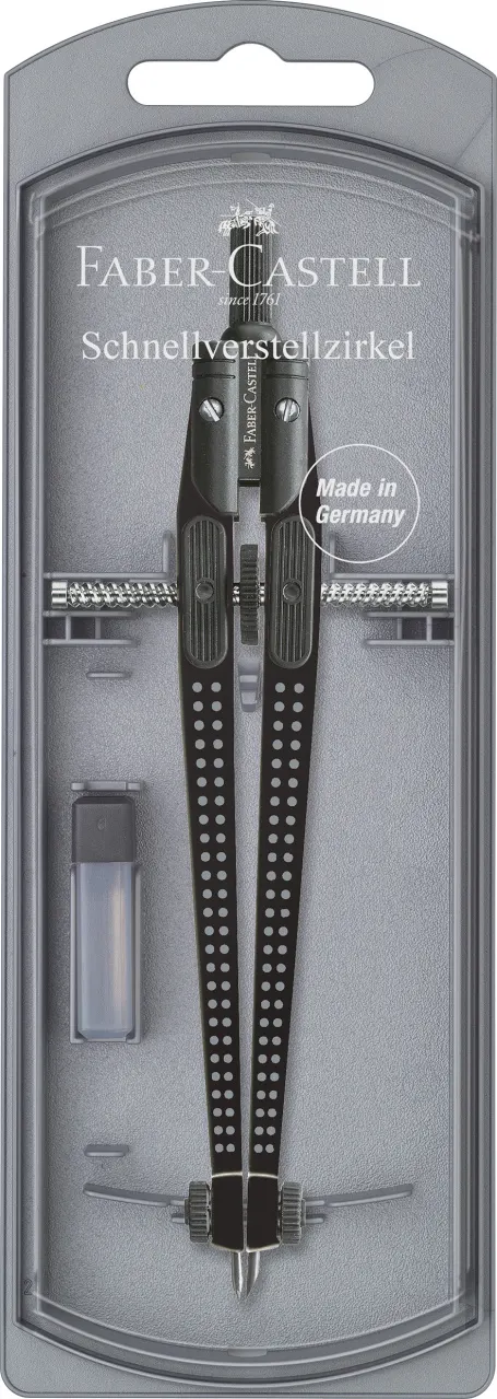 Cyrkiel grip czarny Faber-Castell