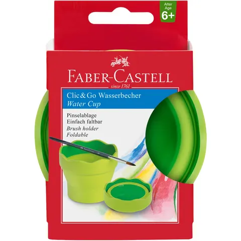 Pojemnik na wodę clic&go jasno-zielonyfaber-castell