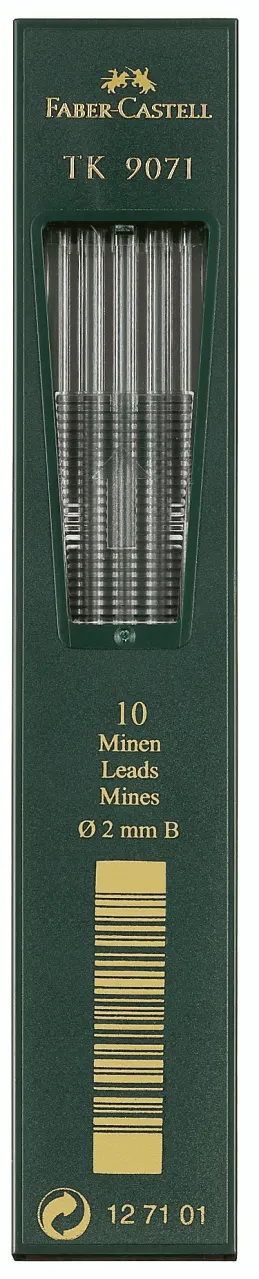 Wkład grafitowy 9071 b 2 mm TB/10 Faber-Castell