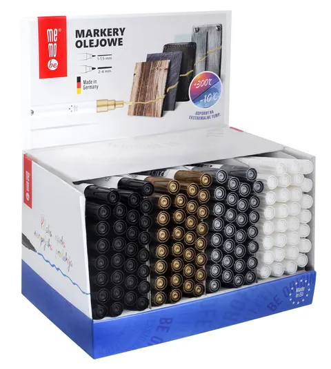 Display naladowy MemoBe -markery olejowe 120 szt.