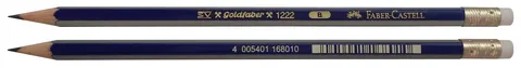 Ołówek gold faber 1222/B z gumką Faber-Castell