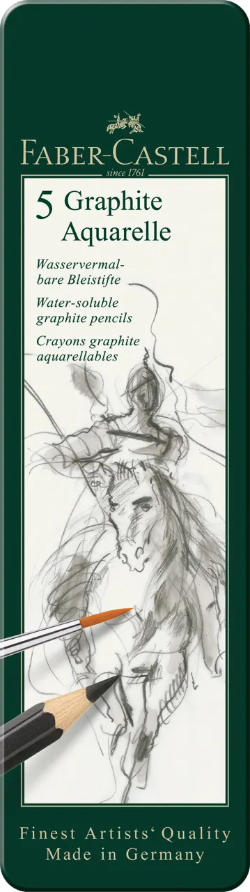 Ołówki Faber-Castell Graphite Aquarelle 5 szt. 117805 FC