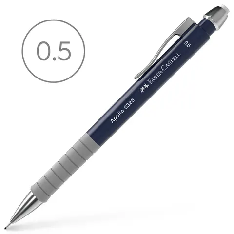 OŁÓWEK AUTOMATYCZNY APOLLO 0,5mm GRANATOWY FABER-CASTELL