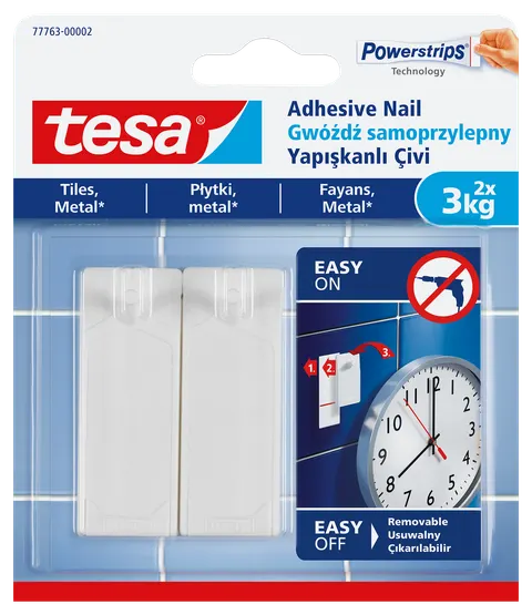 Gwóźdź samoprzylepny do płytek tesa 3 kg biały