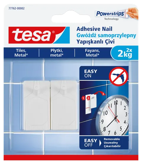 Gwóźdź samoprzylepny do płytek tesa 2 kg biały