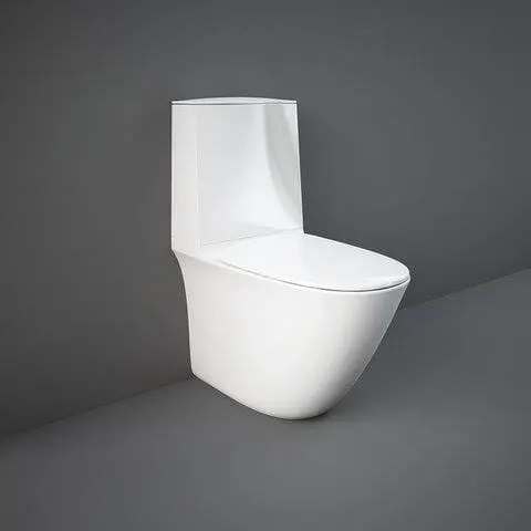 Rak Ceramics SENSATION MISKA WC RIMLESS DO KOMPAKTU 62X38 CM BIAŁY POŁYSK