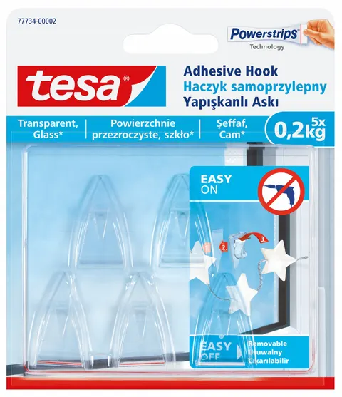 Haczyk dekoracyjny tesa 200 g przezroczysty