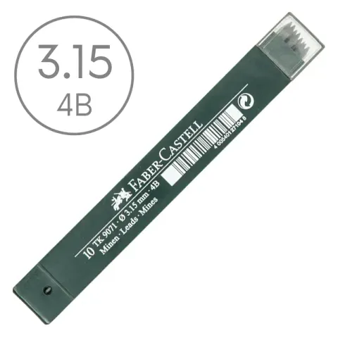 Wkład grafitowy 9071 4B 3,15 mm T/10 Faber-Castell