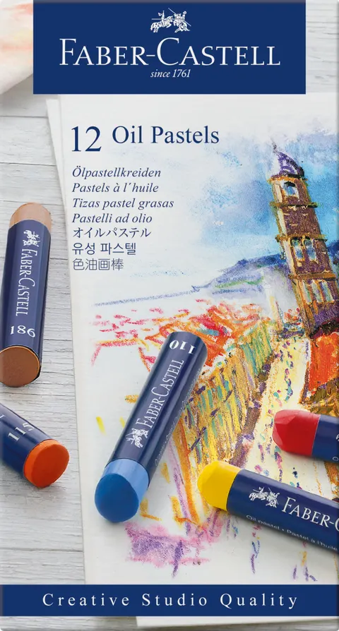 Creative studio pastele olejne 12 kol. opakowanie karton Faber-Castell