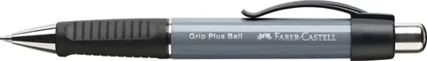 Długopis grip plus 1407 szary Faber-Castell