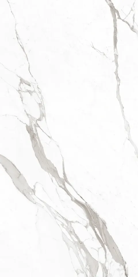 Gres Szkliwiony na podłogę 60x120 biała z szarą żyłą połysk rektyfikowany A4H107 Statuario Superiore