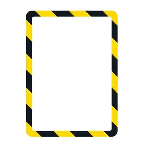 KIESZEŃ SAMOPRZYLEPNA DJOIS x TARIFOLD MAGNETO SAFETY 2 SZT. ŻÓŁTO-CZARNA