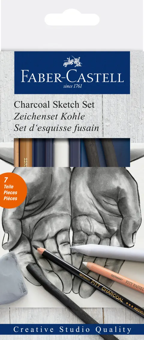 Zestaw do szkicowania charcoal Faber-Castell