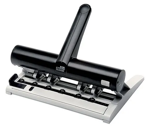 Dziurkacz Novus B430 wielootworowy szaro-czarny