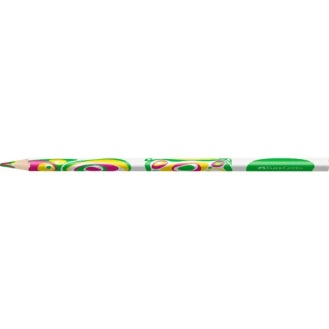 Kredka wielokolorowa fantasy trójkątna neon ( żółty, zielony, różowy) Faber-Castell