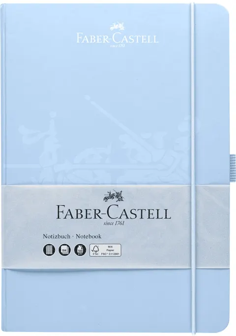 Notatnik A5 sky blue 194K w kratkę Faber-Castell