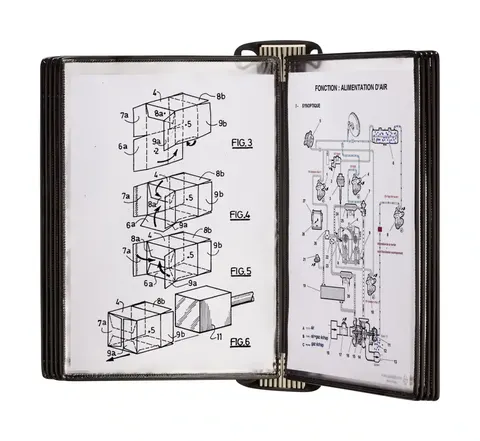 MAGNETYCZNY SYSTEM NAŚCIENNY DJOIS x TARIFOLD PRO A4 Z 10 PANELAMI PVC