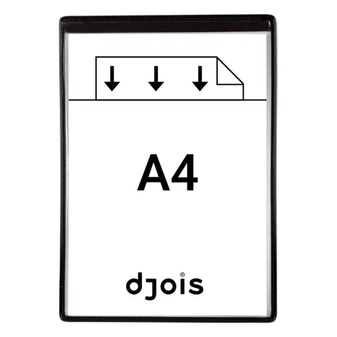MAGNETYCZNY PANEL PREZENTACYJNY DJOIS x TARIFOLD A4 5 SZT. CZARNY
