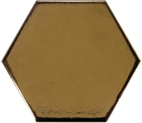 Hexagon Metallic 12,4x10,7 cmHx 23837