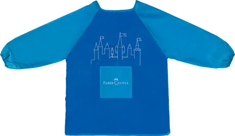Fartuszek do malowania dla dzieci niebieski Faber-Castell