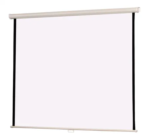 Ekran projekcyjny MEMOBE, manualny sufitowy lub naścienny BASIC, płótno Matt White, 200xh200 cm (1:1)