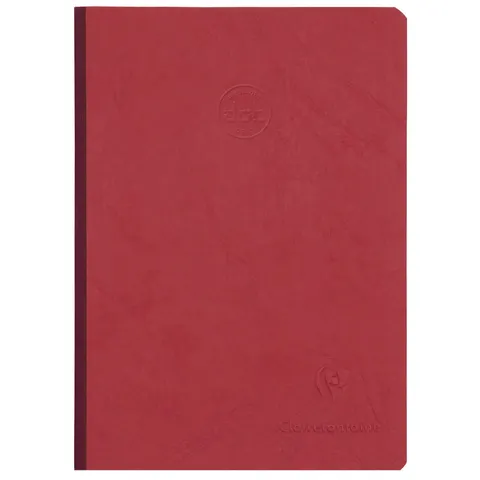 Notes nomaddict (age bag) A5 ze wzmocnionym grzbietem, w kropki, 96 kartek, czerwony clairefontaine