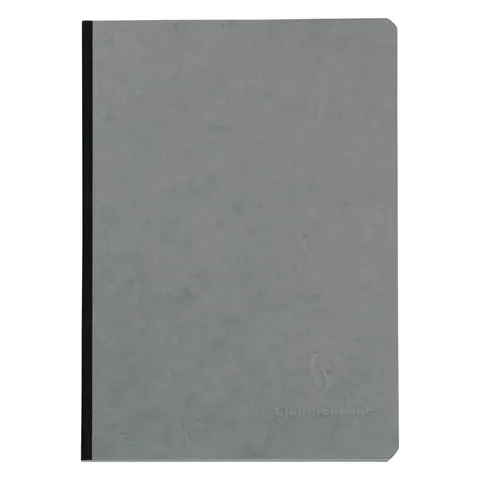 Notes nomaddict (age bag) A5 ze wzmocnionym grzbietem, w linie, 96 kartek, szary clairefontaine