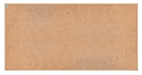 Tablica korkowa MEMOBE SMART, rama drewniana, 200x100 cm