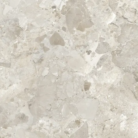 Płytka gresowa Dozza Stone Greige 100x100 (99,5x99,5) – nowoczesny gres imitujący kamień w odcieniu greige A4H1153