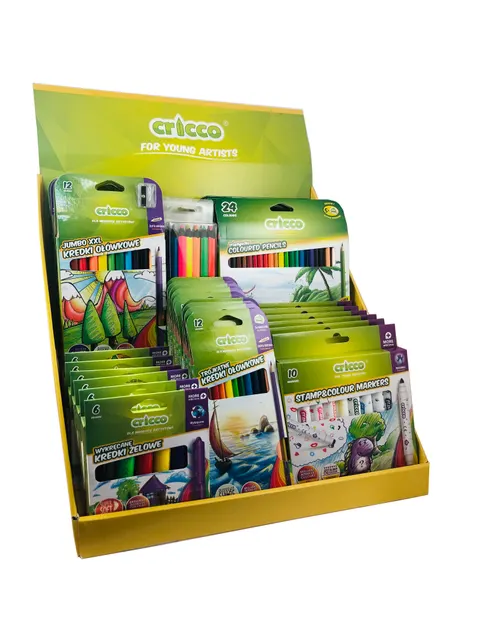Display Cricco na ladę przedszkolak 40 elementów