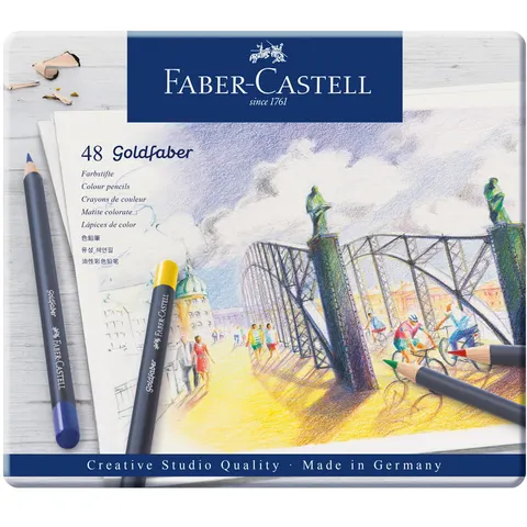 Kredki Ołówkowe Goldfaber Faber-Castell 48 kolorów